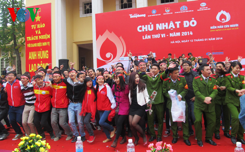 ວັນບຸນບໍລິຈາກ ເລືອດ “ວັນອາທິດ ແດງ” ຄັ້ງທີ 6